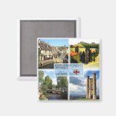 ENG104コッツウォルズキャッスルコムベ冷蔵庫 マグネット (正面/裏面)