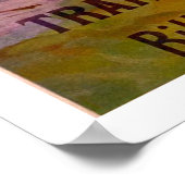 Engadin、スイス、風景と山道 ポスター (角)