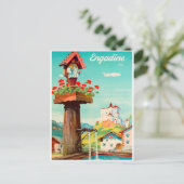 Engadine, City Spring, Switzerland ポストカード (スタンド正面)