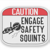 engage Safety Squints シール (正面)