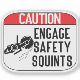engage Safety Squints シール