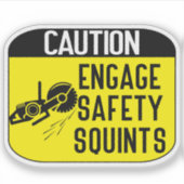 engage Safety Squints シール (正面)
