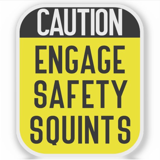 engage Safety Squints シール (正面)