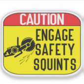 engage Safety Squints シール (正面)