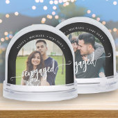 Engaged couple 2 photo script personalized