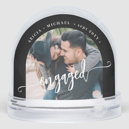 Engaged couple 2 photo script personalized (裏面)