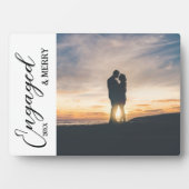 Engaged & Merry Couple Photo フォトプラーク (正面)