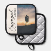 Engaged & Merry Couple Photo 鍋敷き (正面/裏面)