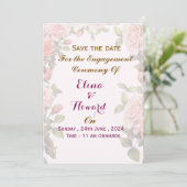Engagement Ceremony Invitations  招待状 (スタンド正面)