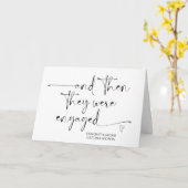 Engagement Congratulations for Bride and Groom カード (黄色い花)