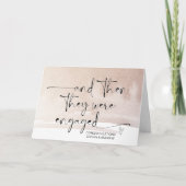 Engagement Congratulations for Bride and Groom Car カード (正面)