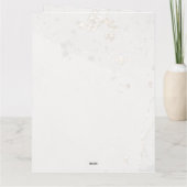 Engagement Congratulations Swans Elegant Wedding C カード (裏面)