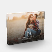 Engagement Couple Photo Wedding Elegant Simple フォトブロック (左)