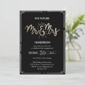 Engagement Invitation未来の氏及び夫人 招待状 (スタンド正面)