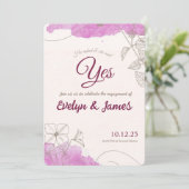 Engagement invitation 招待状 (スタンド正面)