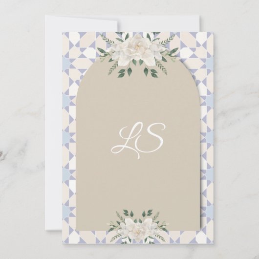 Engagement Invitation Card 招待状 (裏面)