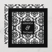 ENGAGEMENT INVITATIONS :: damask colors 10 招待状 (正面/裏面)