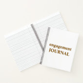 Engagement Journal and Memory Book | Engagement Gi ノートブック (内部)