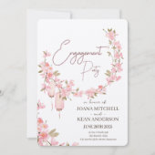 Engagement Party Celebration Invitation 招待状 (正面)