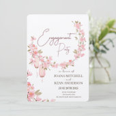 Engagement Party Celebration Invitation 招待状 (スタンド正面)