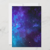 Engagement Party | Elegant Celestial Starry Night 招待状 (裏面)