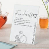 Engagement Party Fun facts Name Wedding 台座サイン (インサイチュ)