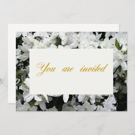 Engagement Party Invitation 招待状 (正面/裏面)