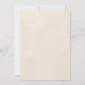 Engagement party Invitation with floral border 招待状 (裏面)