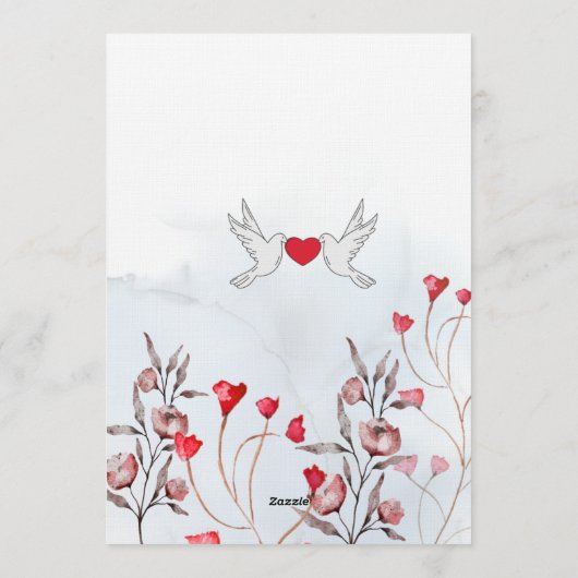 Engagement Party Invitations  招待状 (裏面)