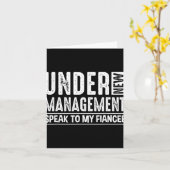 Engagement Party Men Under New Management See Fian カード (黄色い花)