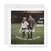 Engagement Simple Photo Modern 