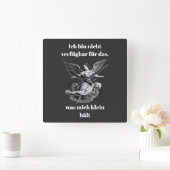 Engel der Unverfügbarkeit スクエア壁時計 (ホーム)
