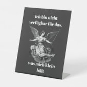 Engel der Unverfügbarkeit  台座サイン (正面)