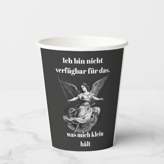 Engel der Unverfügbarkeit  紙コップ (裏面)