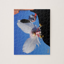 Engel fubby op mijn schouder met uitdagend Monster ジグソーパズル