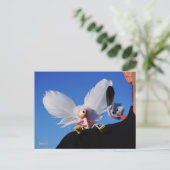 Engel fubby op mijn schouder met uitdagend Monster ポストカード (スタンド正面)