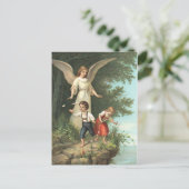 Engel Schutzengel und zwei Kinder ポストカード (スタンド正面)