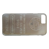 Engelhardの棒銀のIphoneカバー Case-Mate iPhoneケース (裏面(横))