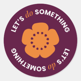 EngenderHealth: Let's Do Something - Stickers ラウンドシール