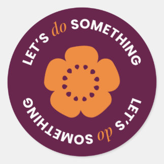 EngenderHealth: Let's Do Something - Stickers ラウンドシール