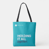 EngenderHealth: Let's Do Something - Teal Tote Bag トートバッグ (裏面)