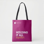 EngenderHealth: Let's Do Something - Tote Bag Red トートバッグ (正面)