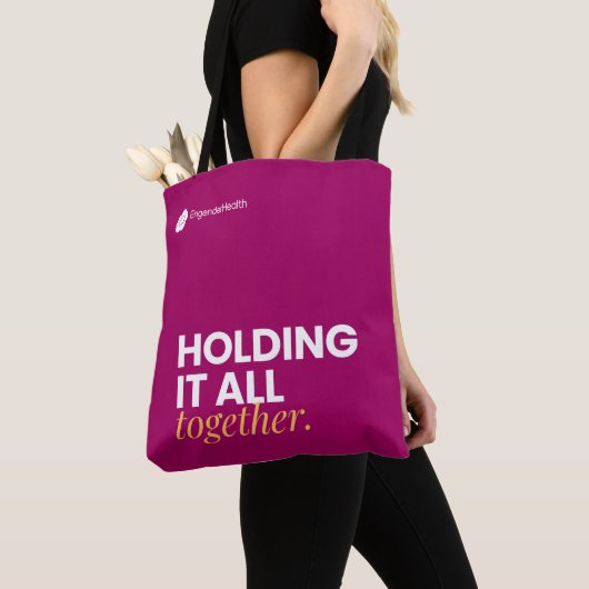 EngenderHealth: Let's Do Something - Tote Bag Red トートバッグ (クローズアップ)