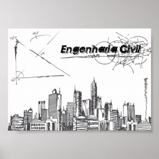 Engenharia Civilポスター ポスター (正面)
