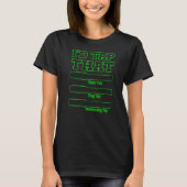 Engine Builder Machinist Tools 1をタップする Tシャツ (正面)