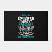 Engineer Art Being An Engineer Mom ドアマット (正面)