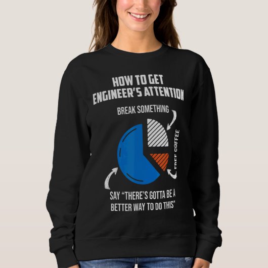 Engineer Attation Mechanicalエンジニアの入手方法 スウェットシャツ (正面)