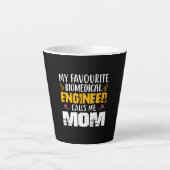 Engineer Biomedical EngineerがMomと呼ぶ カフェラテマグ (正面)
