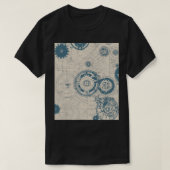 Engineer Blueprint Gears Architecture Structural D Tシャツ (デザイン正面)