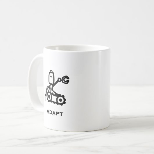 Engineer Bot Adapt コーヒーマグカップ (正面左)